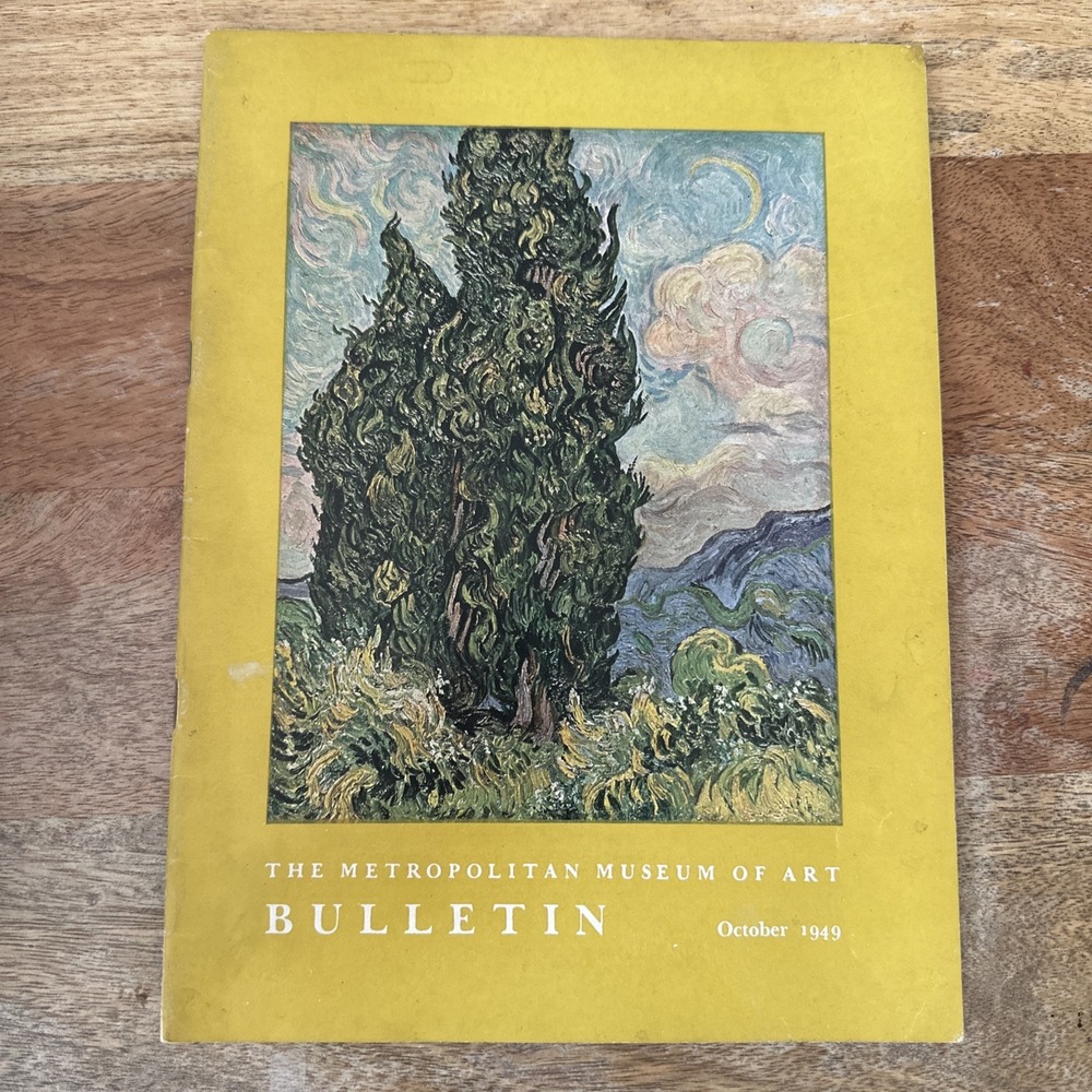 MoMA Bulletin October 1949 The Metropolitan Museum of Art Van Gogh Cover